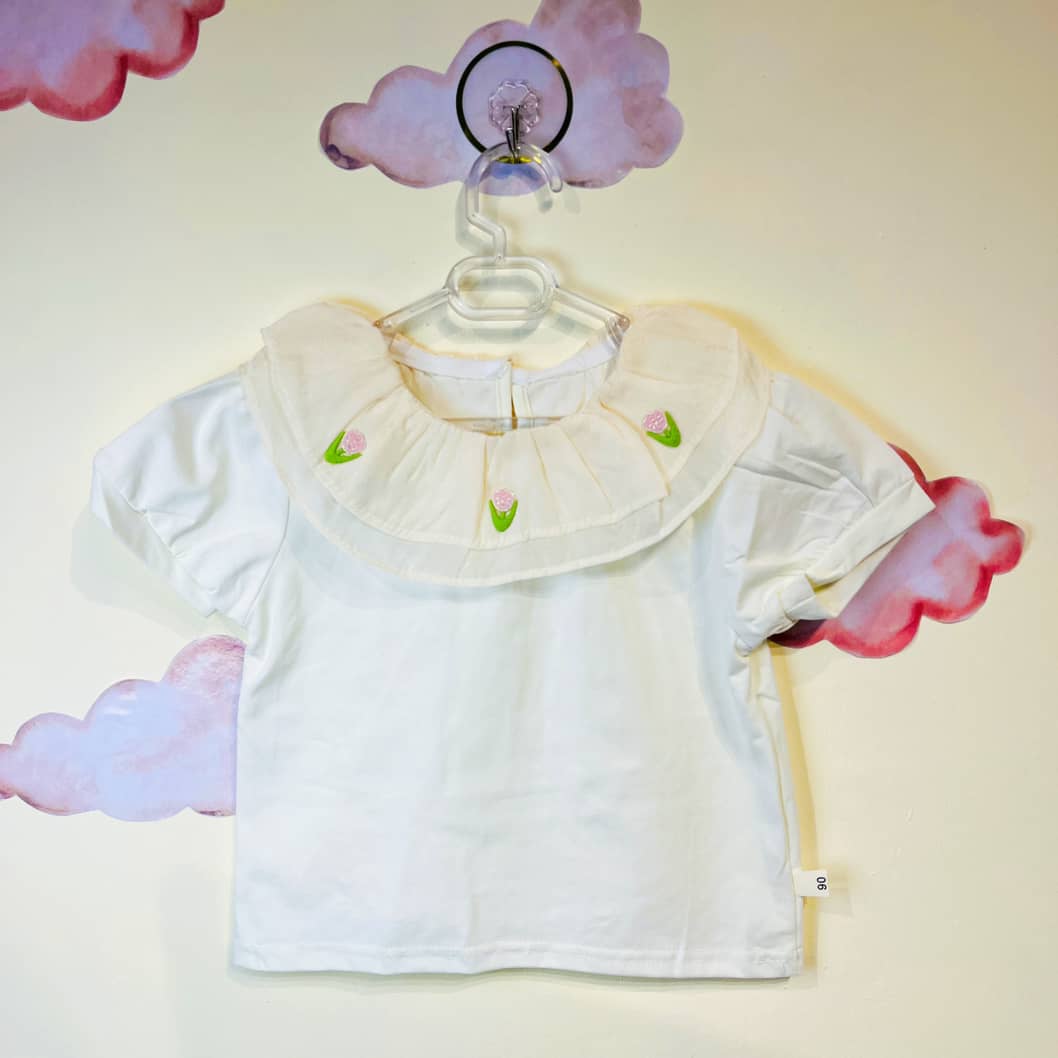 t-shirt New born girl تیشرت نوزادی دخترانه طرح گل