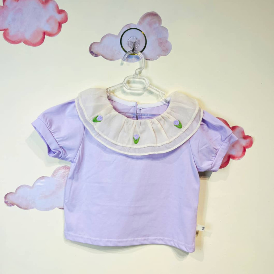 تیشرت دخترانه طرح گل