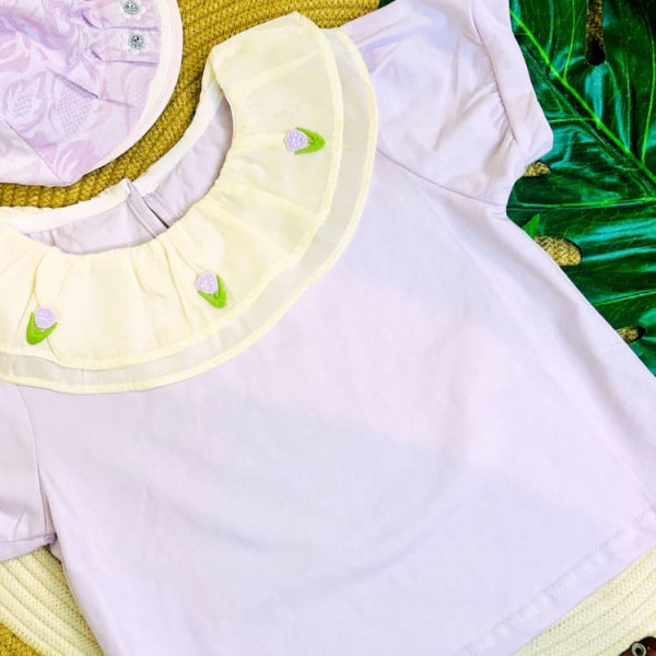 تیشرت دخترانه طرح گل