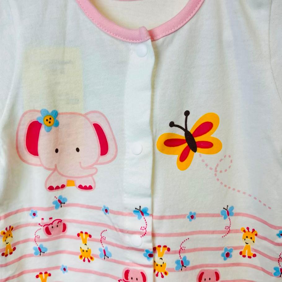 Baby Romper New Born girl رامپر دخترانه طرح فیل
