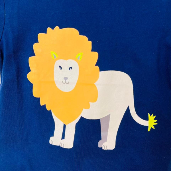 رامپر نوزادی پسرانه طرح شیر