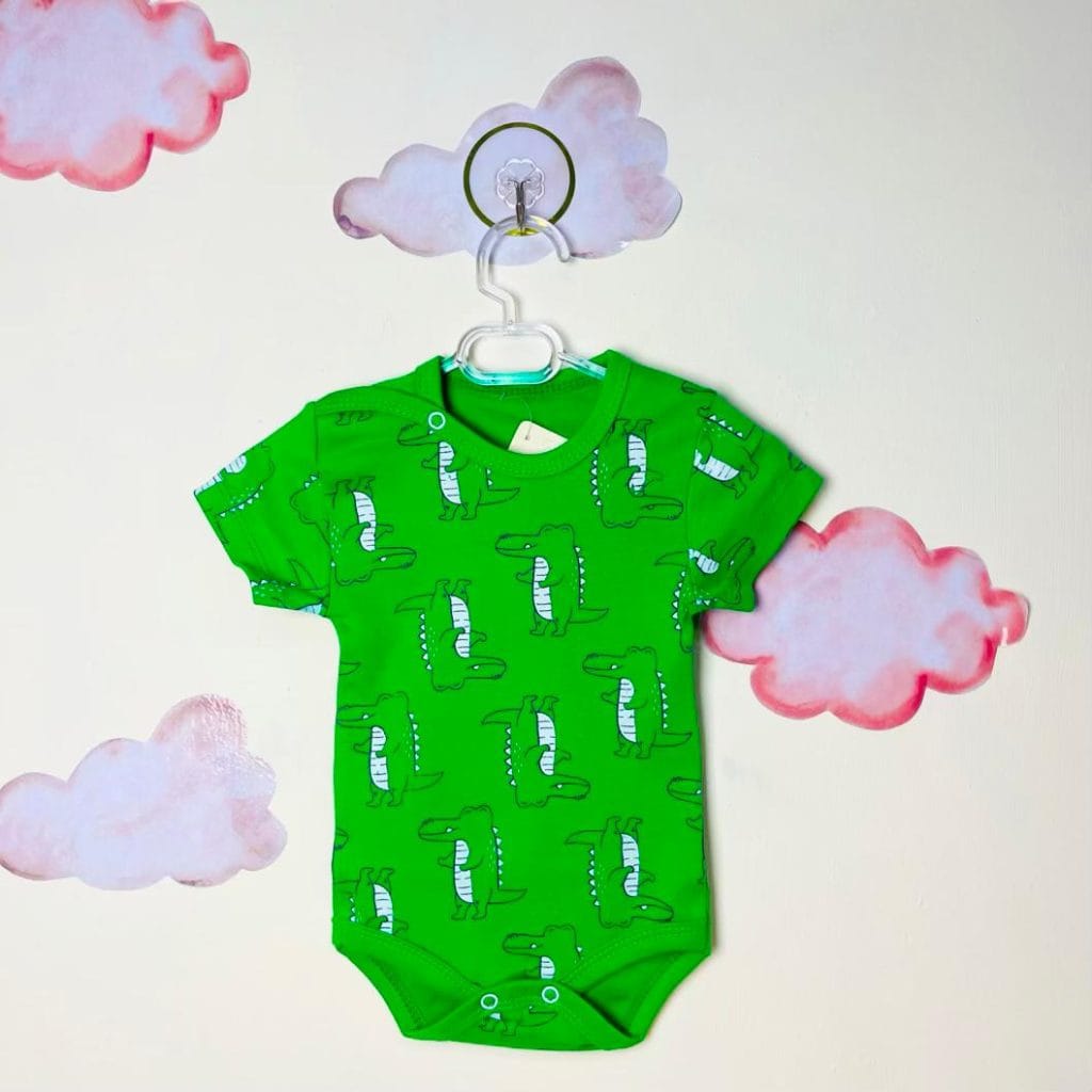 بادی نوزادی پسرانه طرح دایناسور(9تا12ماه)