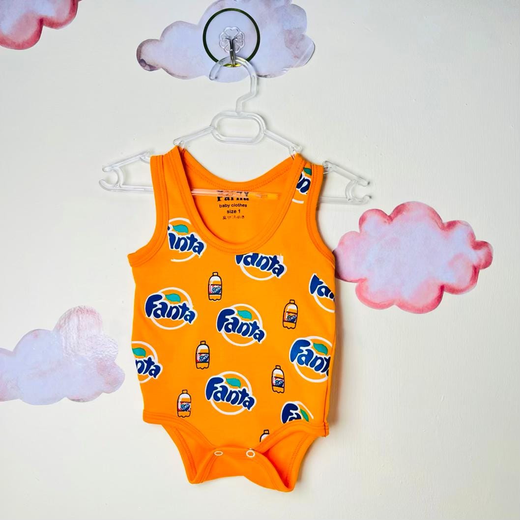 بادی رکابی نوزادی پسرانه طرح فانتا