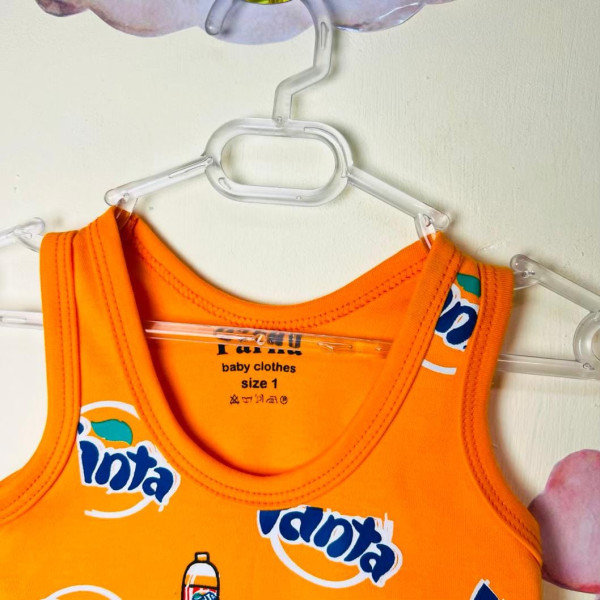 بادی رکابی نوزادی پسرانه طرح فانتا (3 تا 6 ماه )