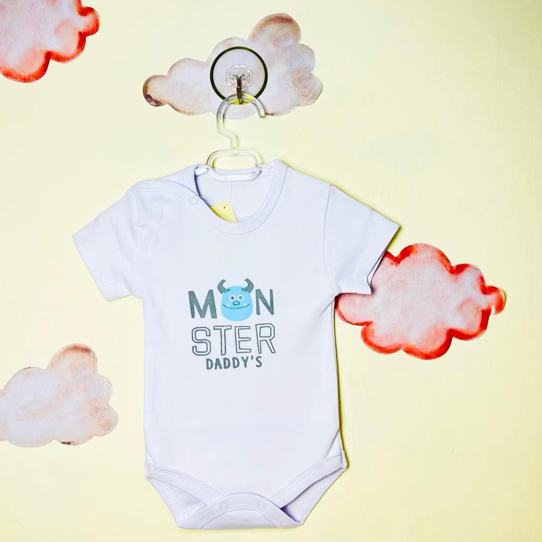 ( Body baby boys clothes ( monster بادی نوزادی پسرانه طرح هیولا