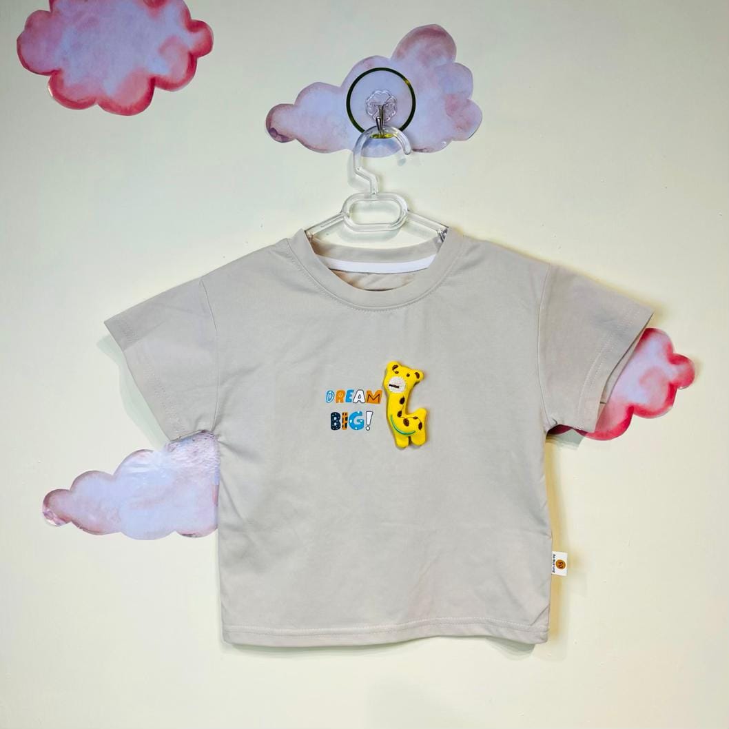t-shirt Newborn boy تیشرت پسرانه طرح زرافه