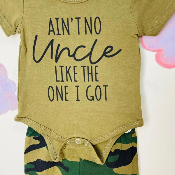 سه تکه نوزادی پسرانه طرح ارتشی