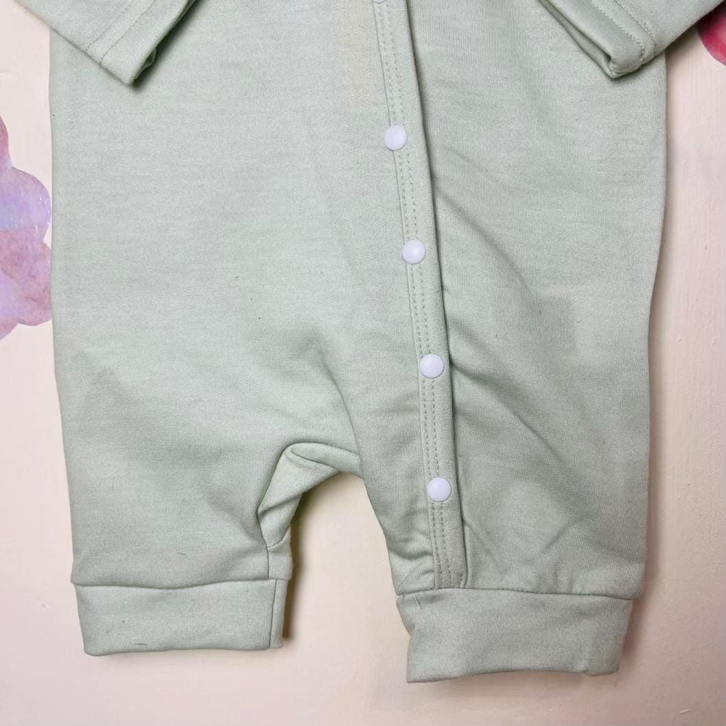 Baby Romper New Born Boy سرهمی پسرانه سبز رنگ