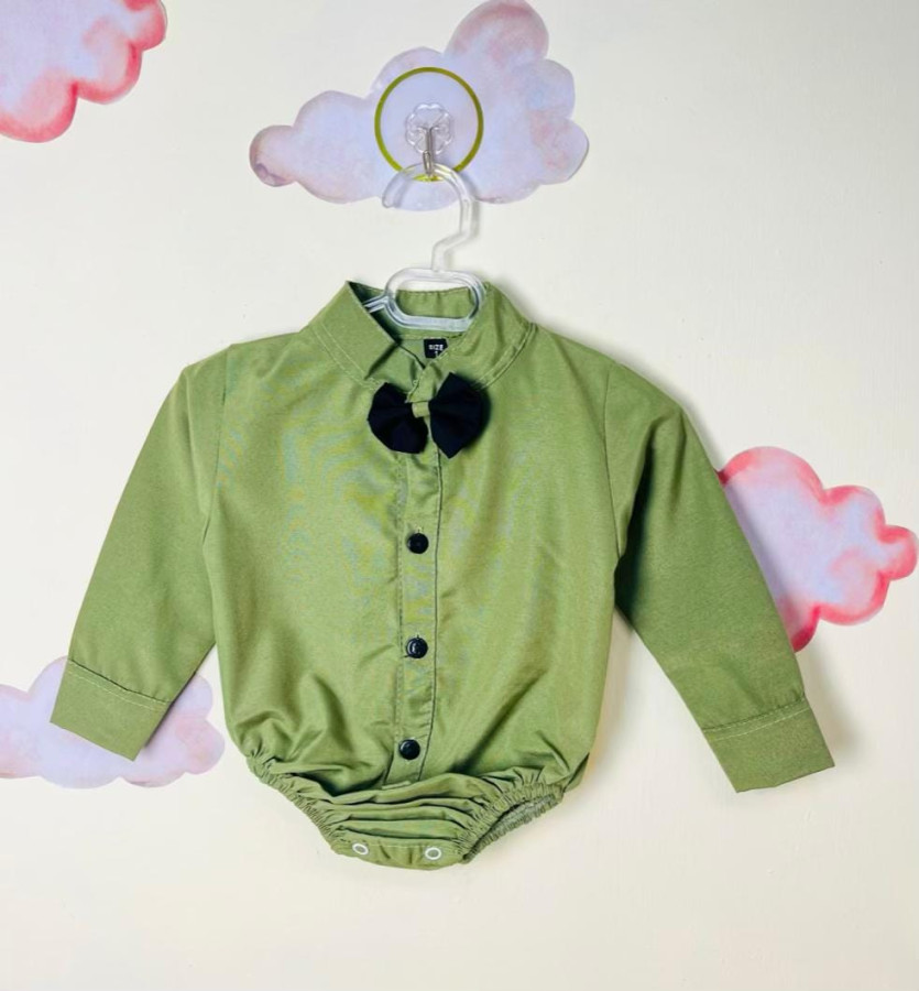 بادی مجلسی پسرانه پاپیون دار(3تا6ماه)