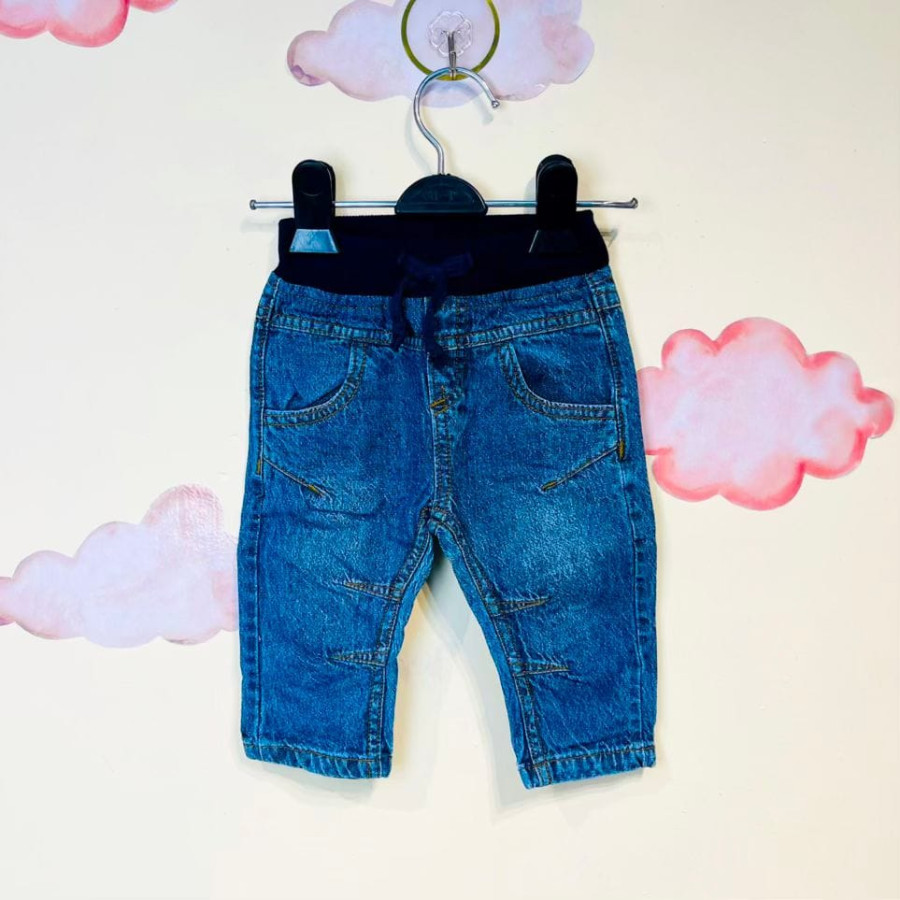 شلوار لی نوزادی پسرانه طرح دار ( 6 تا 36 ماه)