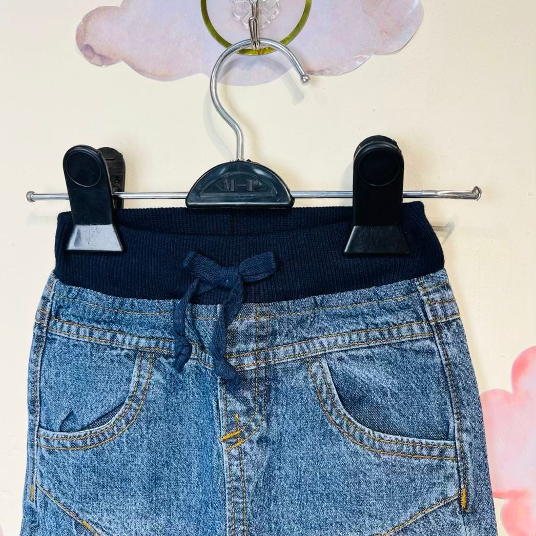 (Lee)Baby pants girls blue شلوار لی دخترانه آبی رنگ