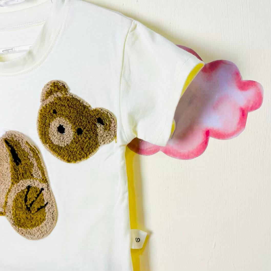 T-shirt shorts Set boys (Teddy) ست پسرانه طرح تدی