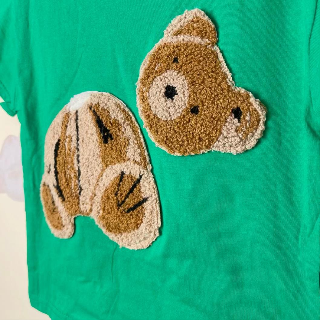 T-shirt shorts Set boys (Teddy) ست طرح تدی