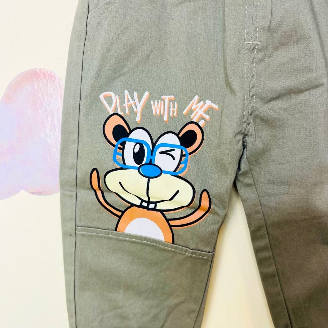 (squirrel)Baby pants boy شلوار اسلش پسرانه