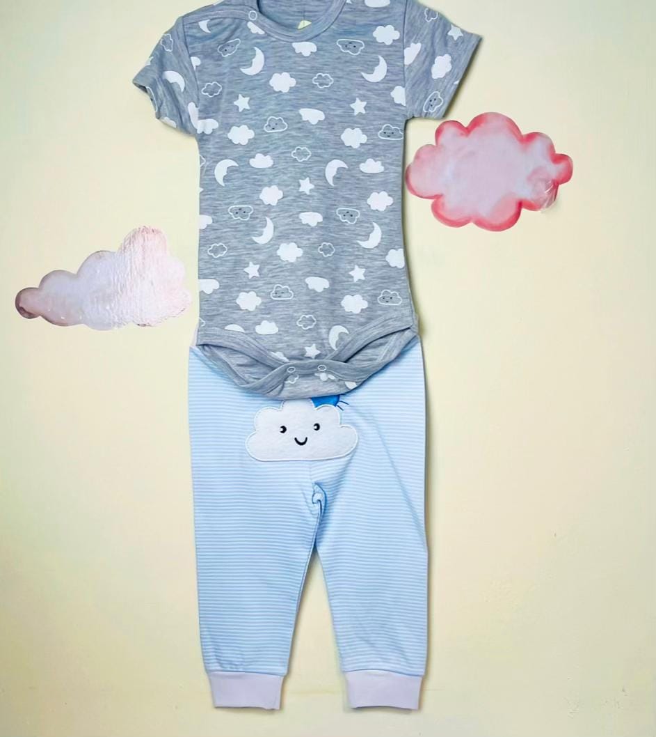 three-piece baby boy clothes سه تکه پسرانه