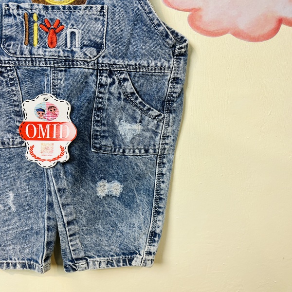 بیلرسوت نوزادی پسرانه بیلرسوت نوزادی پسرانه طرح شیر از نمای پایین