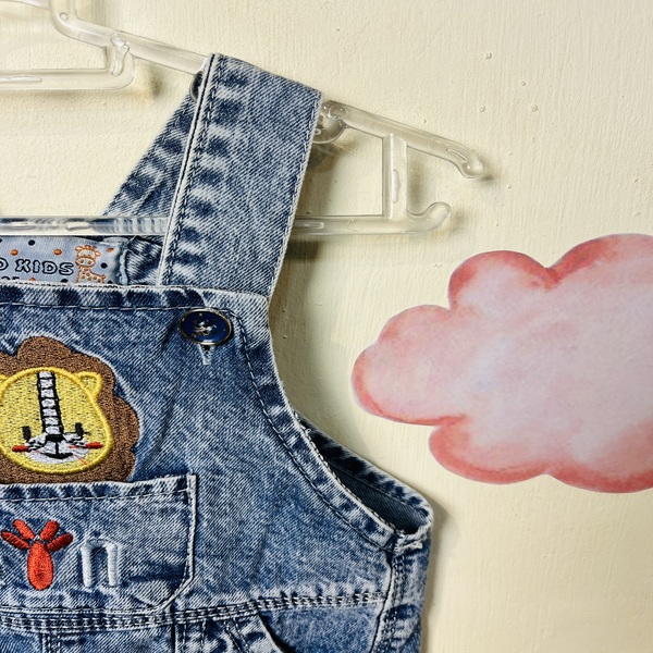 بیلرسوت نوزادی پسرانه طرح شیر جنس لی بیلرسوت نوزادی پسرانه طرح شیر جزییات