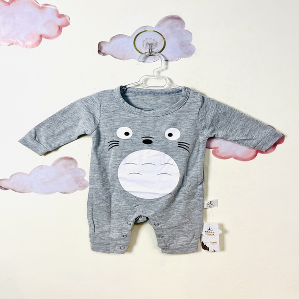 سرهمی نوزادی پسرانه طرح گربه وارداتی (3 تا 24 ماه )