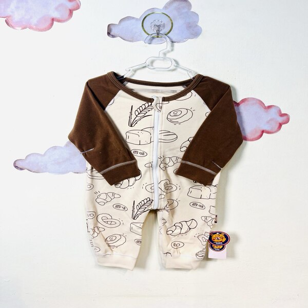 سرهمی نوزادی پسرانه فوتر گندم وارداتی (12تا24ماه)