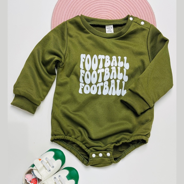 بادی نوزادی پسرانه طرح فوتبال (1 تا 12ماه)